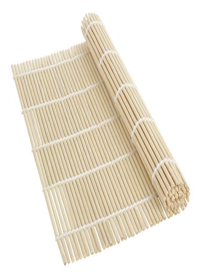 Definite Re-Usable and Eco-Friendly Natural Bamboo Sushi Mat Rice Rolling Cozinha with 2 Pair of Chopsticks (Brown) - Image 2